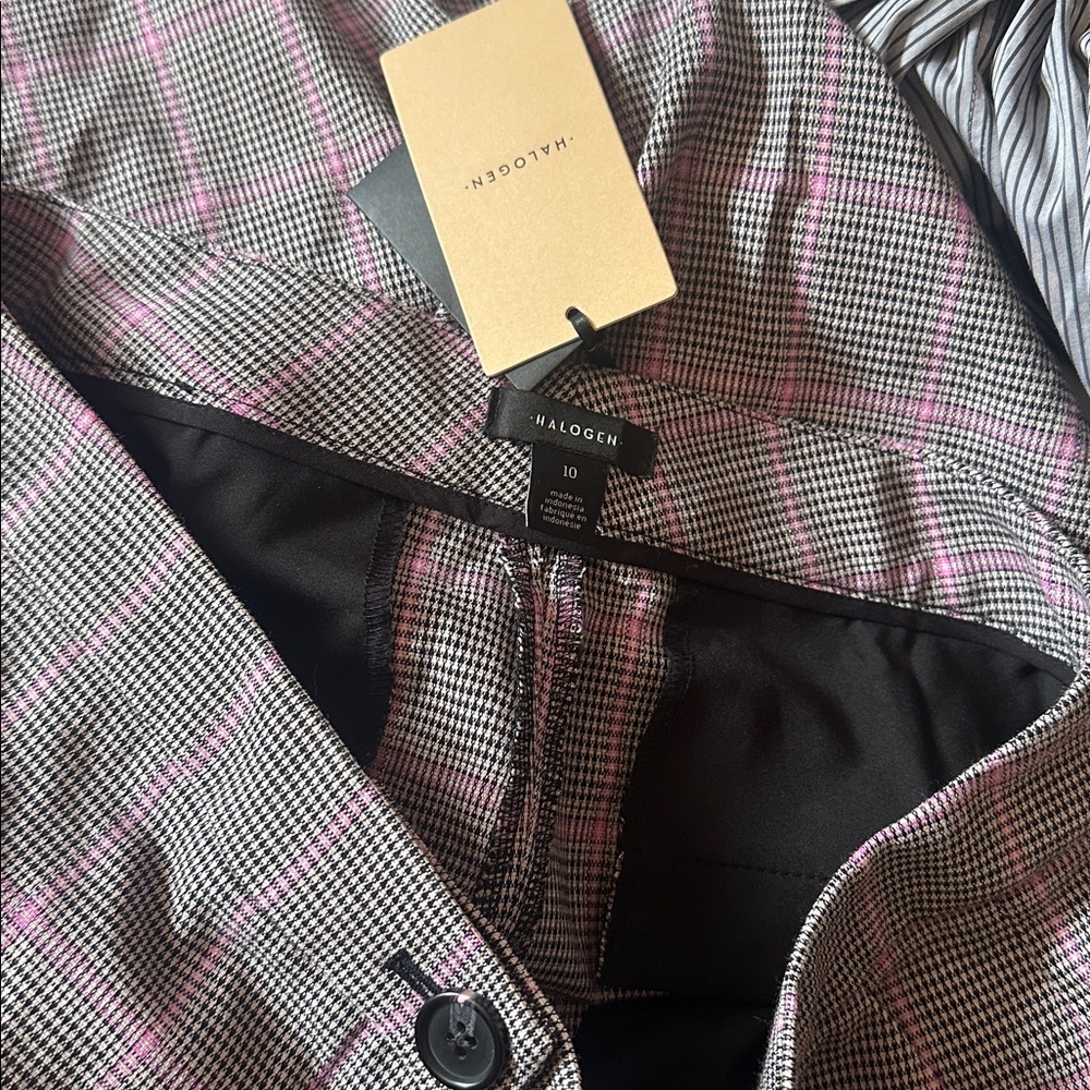 Halogen plaid pants in Size 10 NWT - Picture 2 of 3